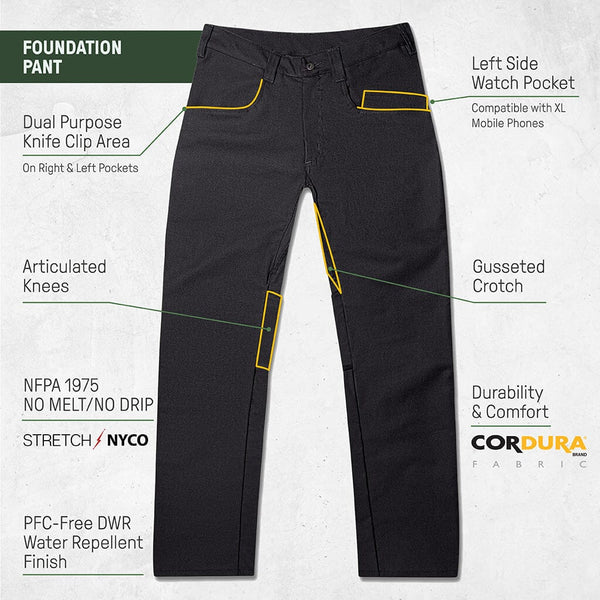 Foundation Pant - Five Pocket Versatility. Ultimate Durability.