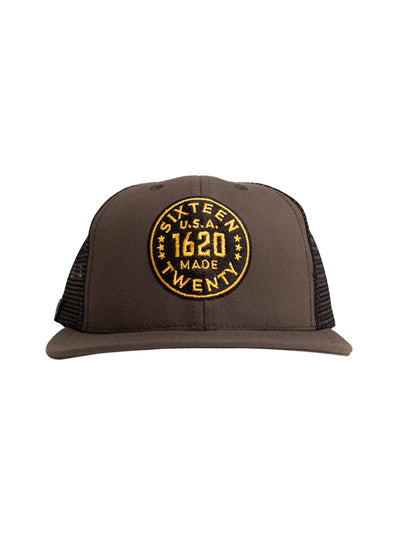 Mesh Trucker Hat Accessories 1620 Workwear, Inc Roundel Granite