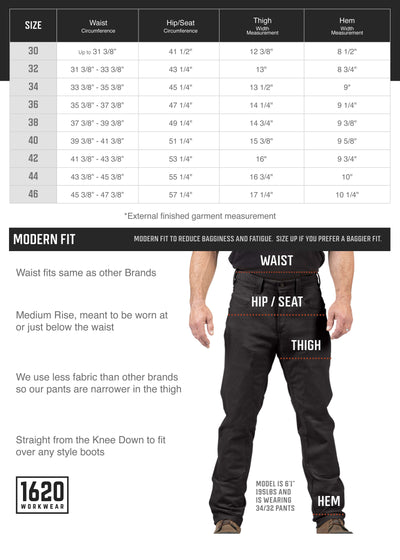 Double Knee Utility Pant 2.0 Pants 1620 workwear