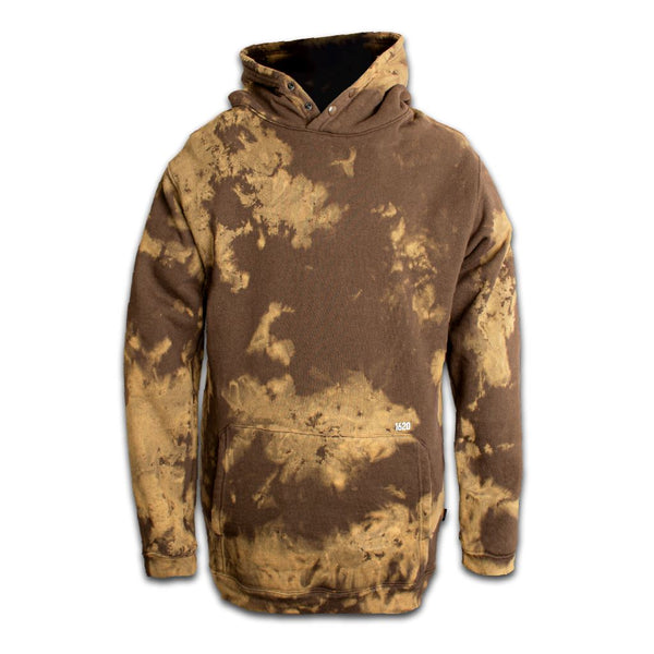 Brown tie best sale dye hoodie