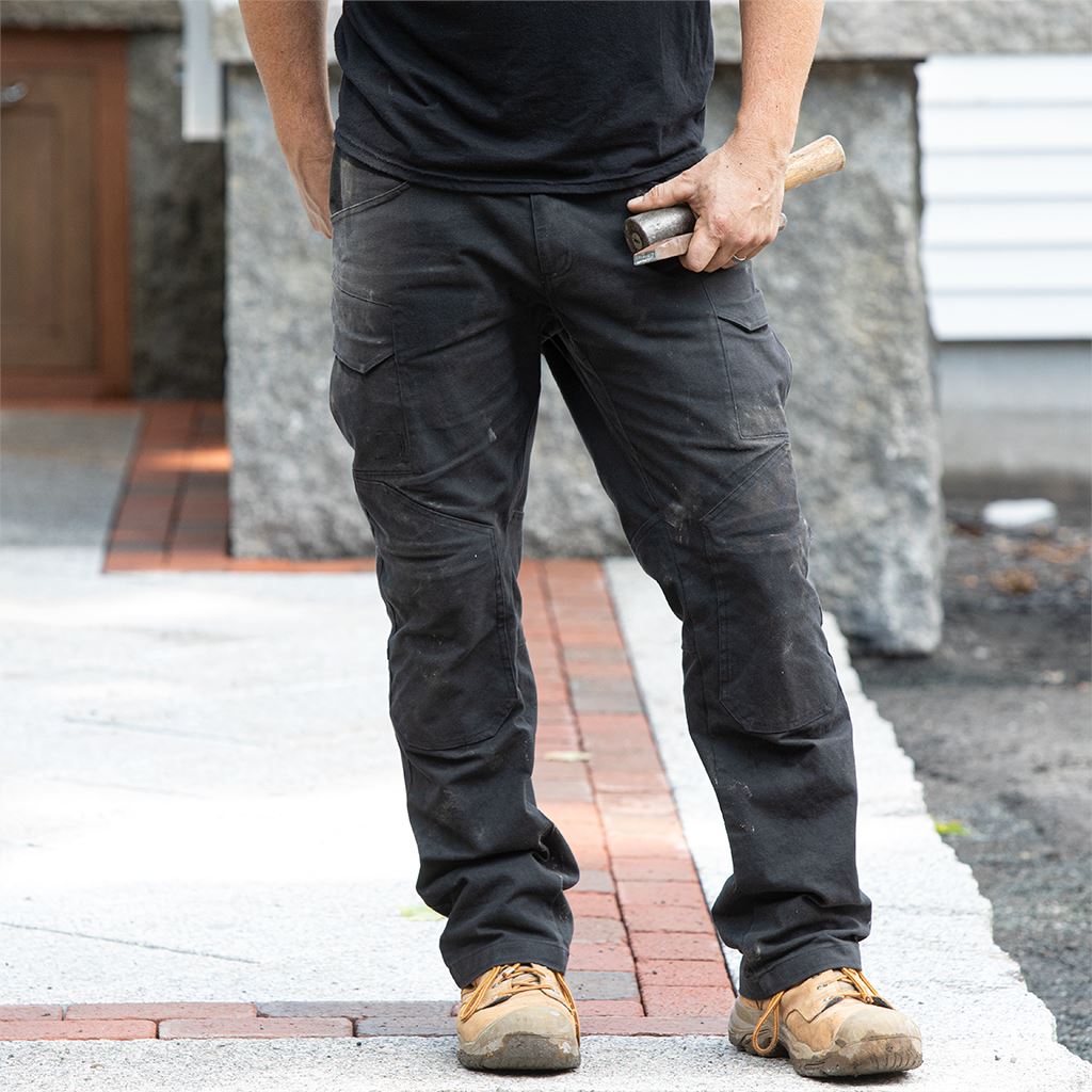 Double Knee Nyco Cargo Pants - American Made Quality Granite / 36 by 1620 Workwear